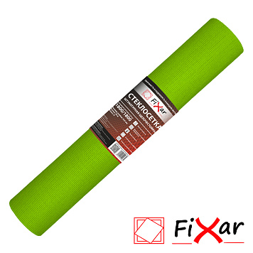 Стеклосетка штукатурная FIXAR CCШ-160, 5х5 мм, разрыв 1800, ультразеленая, рулон 1х50м